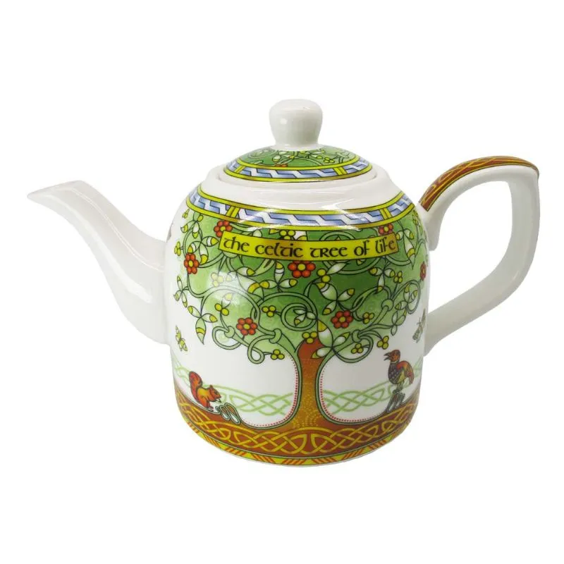 D68025 Celtic Tree of Life Tea Teapot Collection Gaelsong
