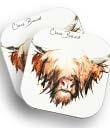 Highland Cow Coaster Set of 2 view 2