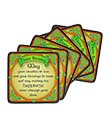 Happiness Coaster Favors Set of 6