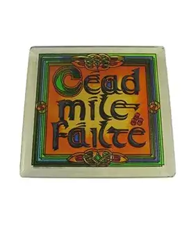 Mirror Irish Failte Coaster