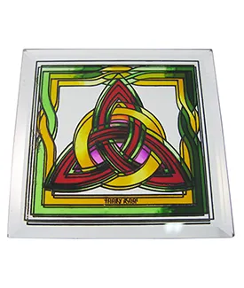 Trinity Knot Irish Mirror Coaster