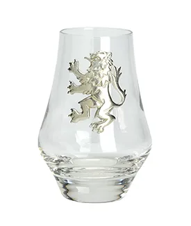 Handmade Pewter Lion Rampant Whiskey Glass
