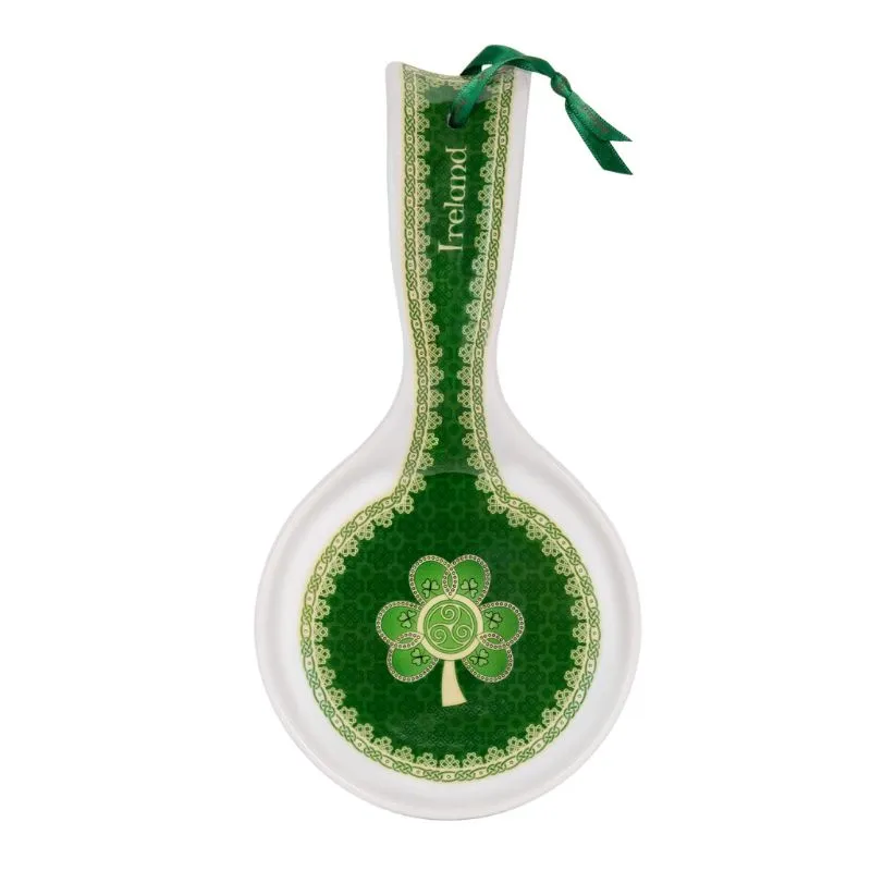 D68717 Celtic Spiral Shamrock Dinnerware Set of 2 Gaelsong