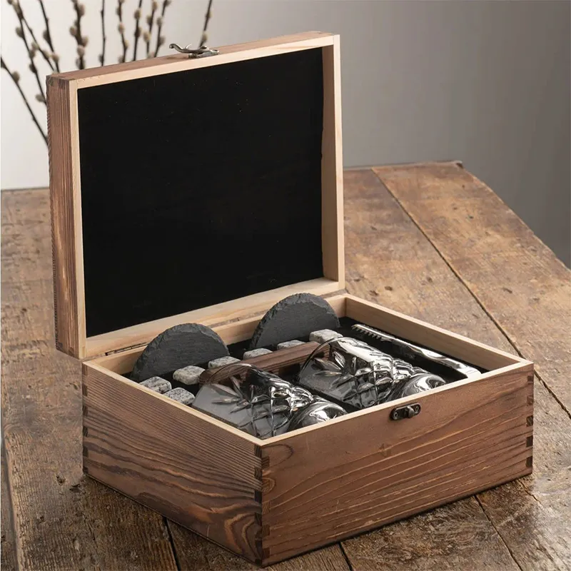 D68734 Men Irish Whiskey Gift Set Box View Gaelsong