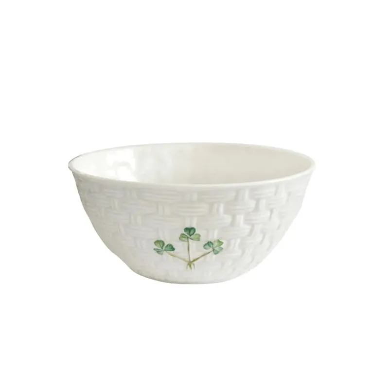 D68753 Parian China Irish Tableware with Shamrock Design Bowl Gaelsong