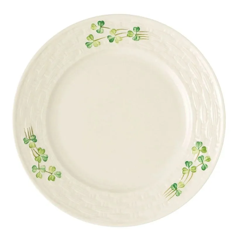 D68753 Parian China Irish Tableware with Shamrock Design Salad Plate Gaelsong