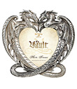 Dragon Heart Picture Frame Pewter Gaelsong