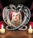 Dragon Heart Picture Frame Pewter Lifestyle Gaelsong