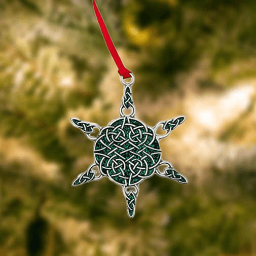 Celtic Snowflake Ornament