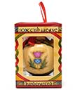 Scottish Thistle Bauble Wedding Set of 6