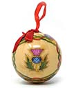  Scottish Thistle Bauble Wedding Set of 6
