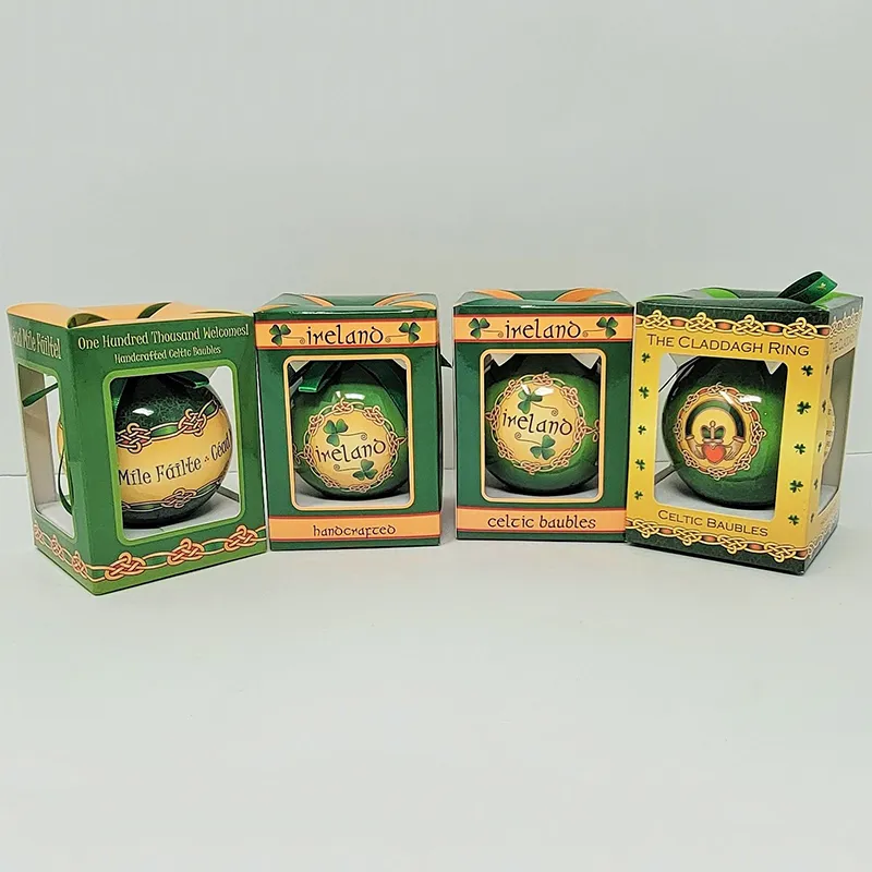 D91304 Symbols of Ireland Bauble Set Studio Gaelsong 