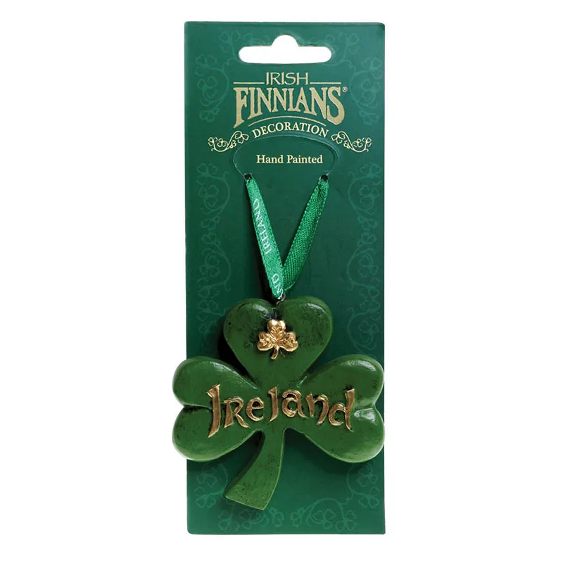 Ireland Shamrock Christmas Ornament
