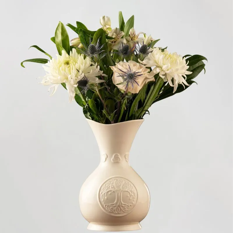 D91347 Parian China Tree of Life Vase Gaelsong