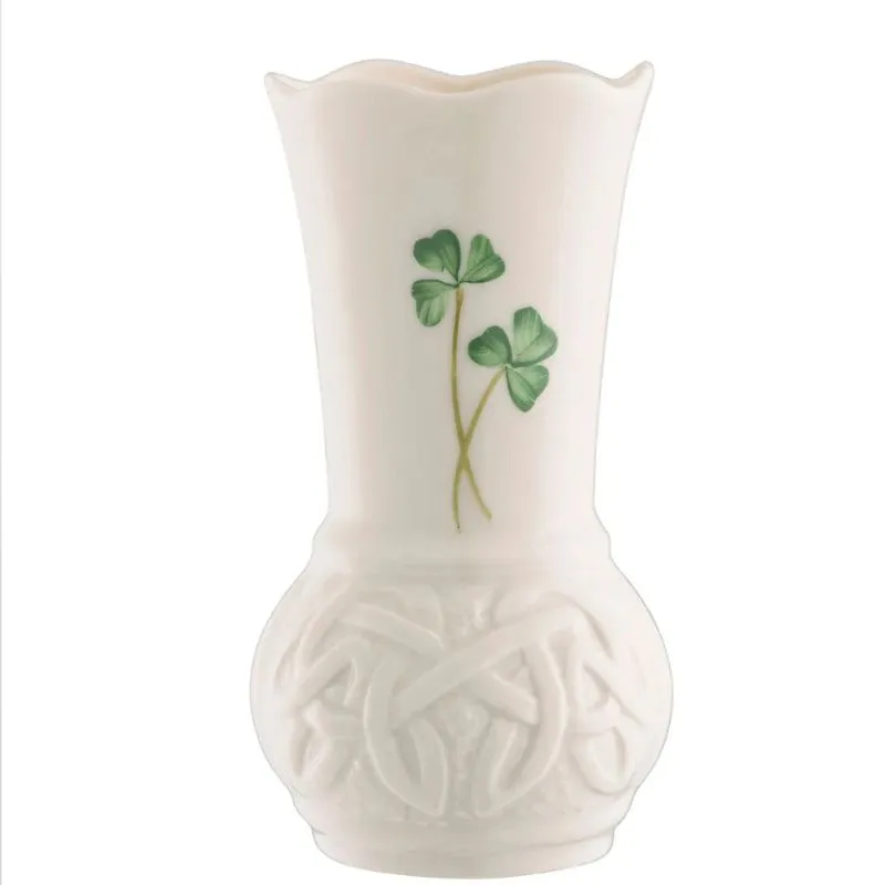 D91348 Handcrafted Parian China Irish Vase Gaelsong