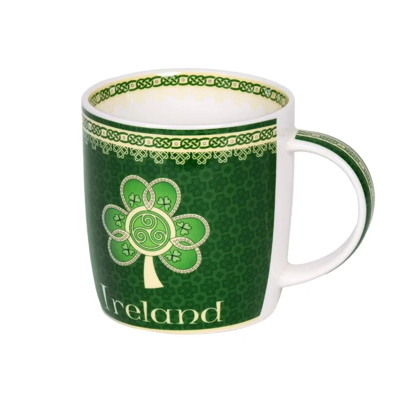 F10058 Traditional Irish 3 Caddies Tea and Mug Gaelsong