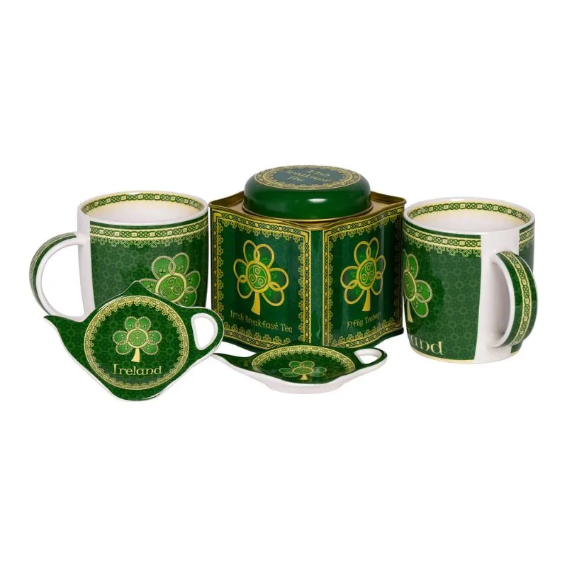 Shamrock Spiral Irish Tea Collection Shamrock Spiral Irish Tea Collection