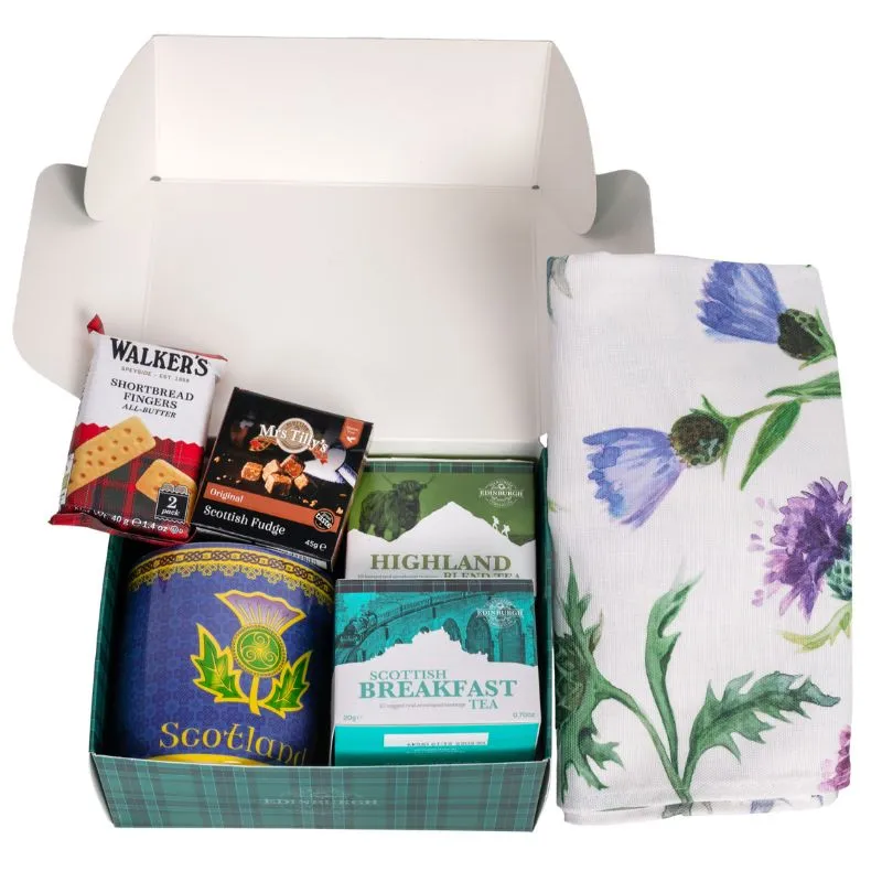 F10074 Scottish Breakfast Food Gift Basket Gaelsong