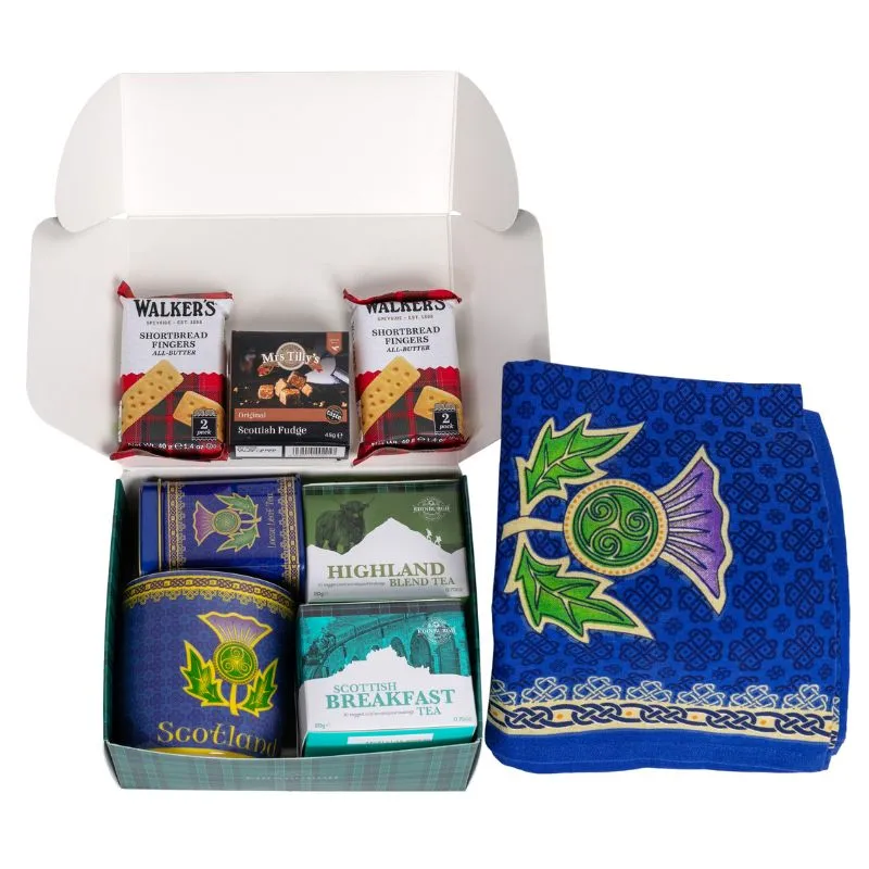 F10074 Scottish Breakfast Food Gift Basket Gaelsong