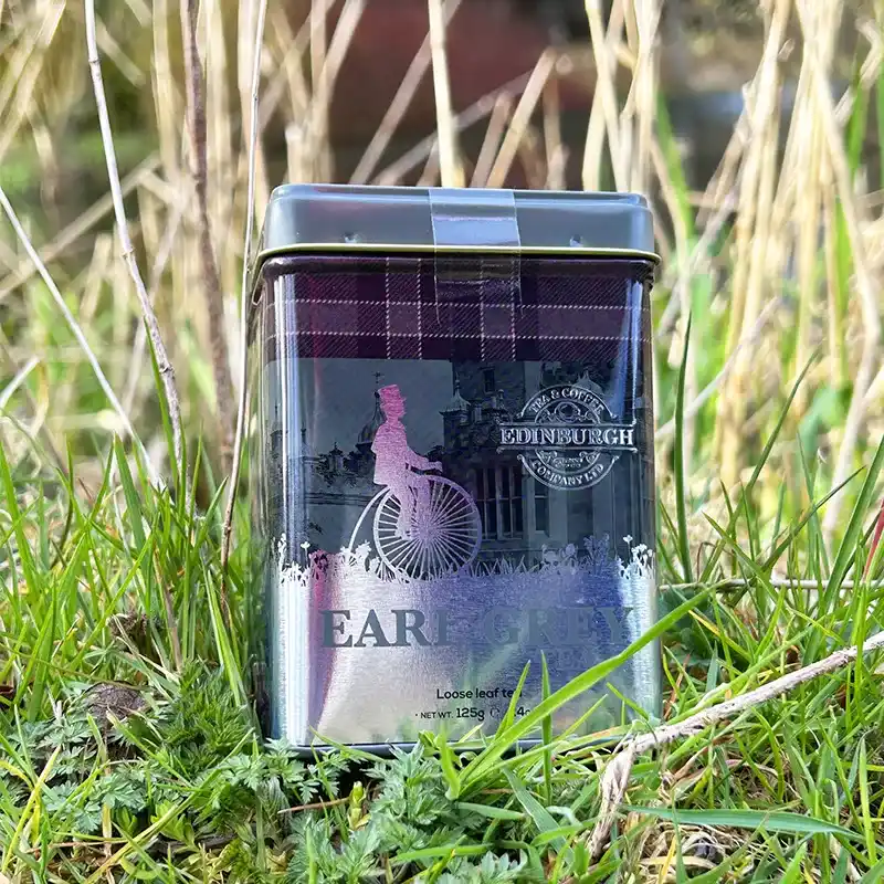 F10080 125 TIN Edinburgh Earl Grey Blend Tea Lifestyle Gaelsong
