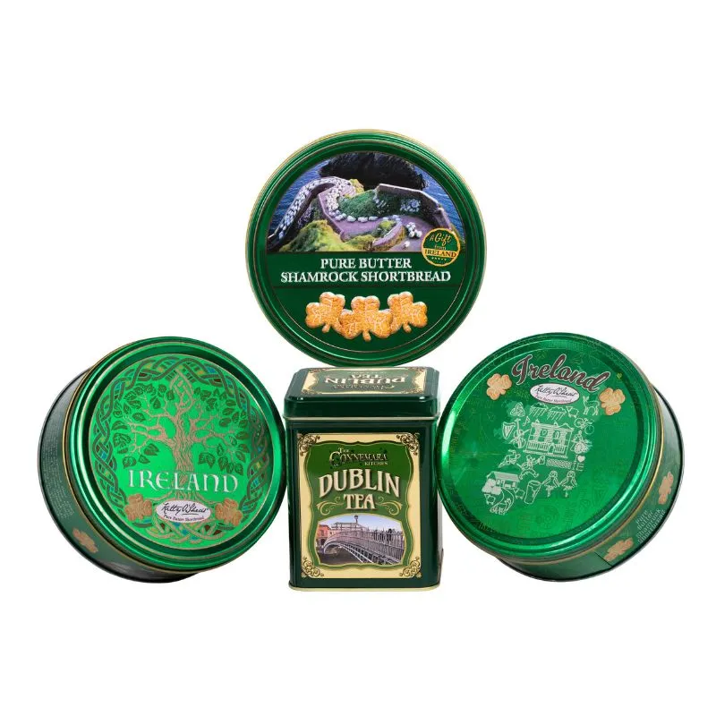 F10089 Traditional Pure Butter Irish Shortbread Cookies Set of 4 Gaelsong