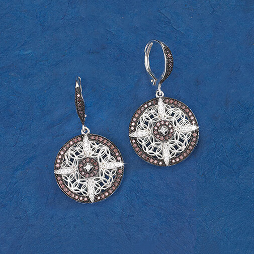 Round Night & Day Earrings
