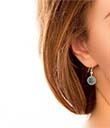 Connemara Marble Earrings Sterling Silver Gaelsong