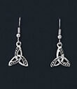 Celtic Trinity Knot Earrings Silver Plated
