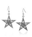 Silver Celtic Knotwork The Star Earrings