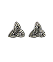 Antique Trinity Knot Post Earrings view 1