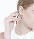 J13805 Flower Of Scottish Drop Earrings Lifestyle Gaeslong 