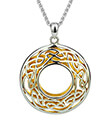 Window to the Soul Pendant Silver Eternal Knotwork Gaelsong
