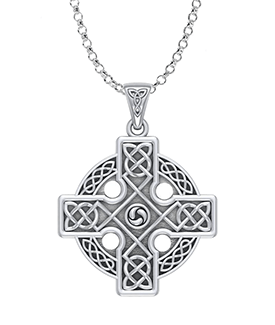Triskele Celtic Cross Pendant 