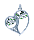 Heart Shaped Celtic Tree of Life Pendant view 2