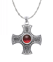 Harmony Gemstone Celtic Cross Pendant