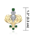 A Noble Elegance Scottish Thistle Pendant view 2