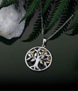 10K Celtic Wisdom Diamond Pendant