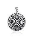 J24384 Celtic Knotwork Spiral Pendant Gaelsong 