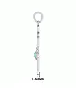 J24399 Claddagh Cross Irish Pendant Side Gaelsong