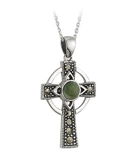 Connemara Marble Celtic Cross