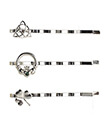Celtic Bobby Pins on White Background Gaelsong