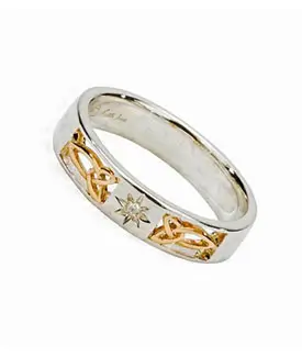 10K Gold Trinity Diamond Ring