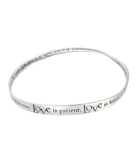 Love is Patient Moebius Bracelet