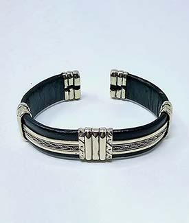 Caoimhe Celtic Silver Bracelet Cuff