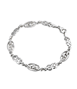 Sterling Silver Claddagh Celtic Knot Charm Bracelet