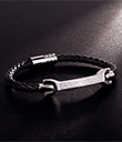 Inisheer Celtic Knot Leather Bracelet view 1