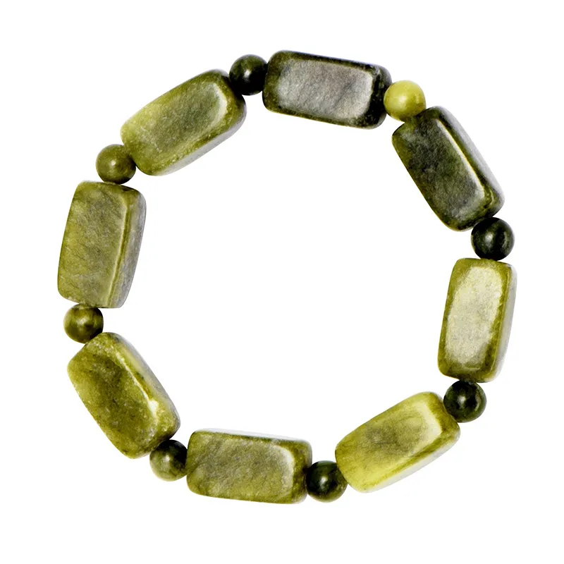 J52220NUGGET Nugget Style Connemara Marble Stretch Bracelet Gaelsong