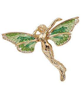 Green Fairy Pin