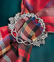 Scottish Thistle Scarf Ring