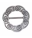 Spiral Celtic Knotwork Scarf Slide 